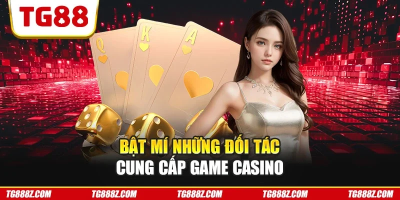 Bật mí những đối tác cung cấp game casino